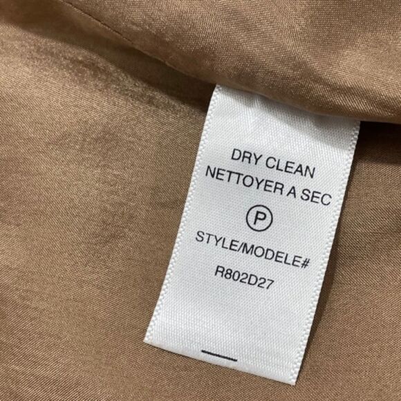 Robert Rodriguez Size 2 Brown Linen Blend Eyelet Lace Sleeveless A-Line Dress - Picture 9 of 10